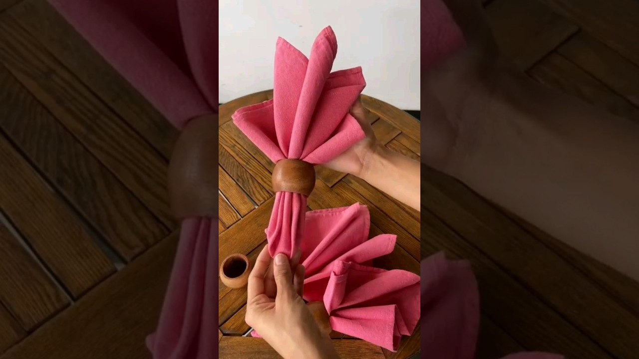 Napkin folding design | How to fold napkin art | @mrgariyatowelart
