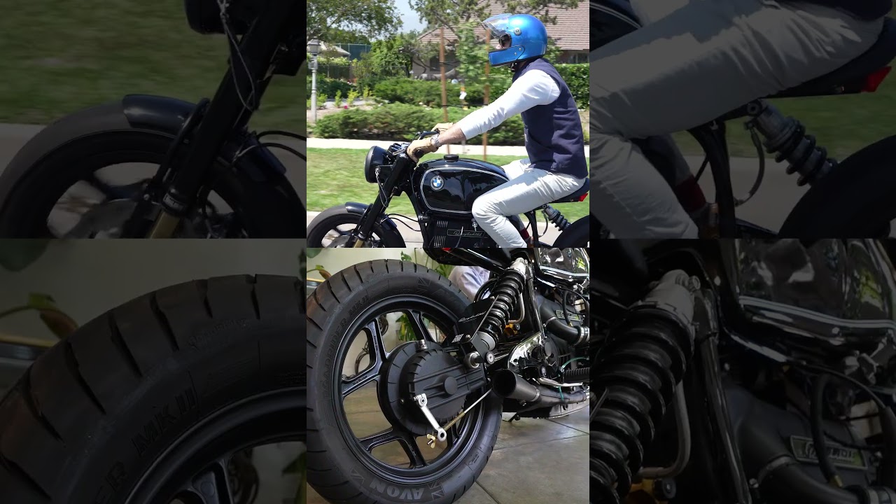 A ride through San Marino on a Custom BMW Bobber by Roughchild