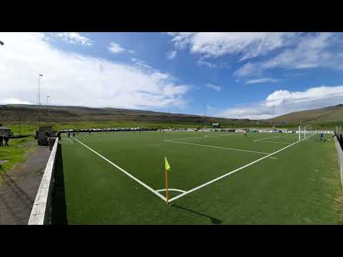B71 - NSI 2 4-0 match action from Inni i Dahl stadium on Sandoy Faroe Islands 26.05.2022