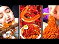 Spicy food challenge | Super Spicy Noodles ASMR MUKBANG | HUBA