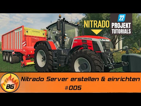 LS22 Tutorials #005 | Nitrado Server erstellen & einrichten | FARMING SIMULATOR 22