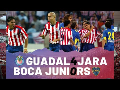 CHIVAS VS BOCA JUNIORS COPA LIBERTADORES 2005 PARTIDO COMPLETO