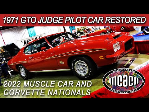 1971 Pontiac GTO Judge 455 4-Speed Pilot Car Restored at MCACN Muscle Car Of The Week