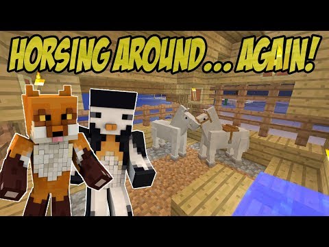 Horsing Around... Again! -|- Minecraft Arctic Survival Challenge w/ SB737 {16}