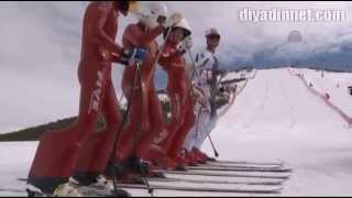 preview picture of video 'Dünyanın en hızlı kayakçıları, Erzurum'da yarıştı'
