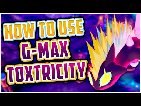 HOW TO USE GMAX TOXTRICITY!! | Competitive GMAX Toxtricity Moveset Guide ⚔️🛡️ | ft. GoldoaDragon