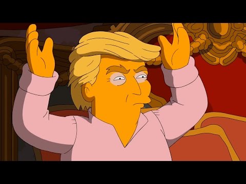 The Simpsons - Donald Trump transformation