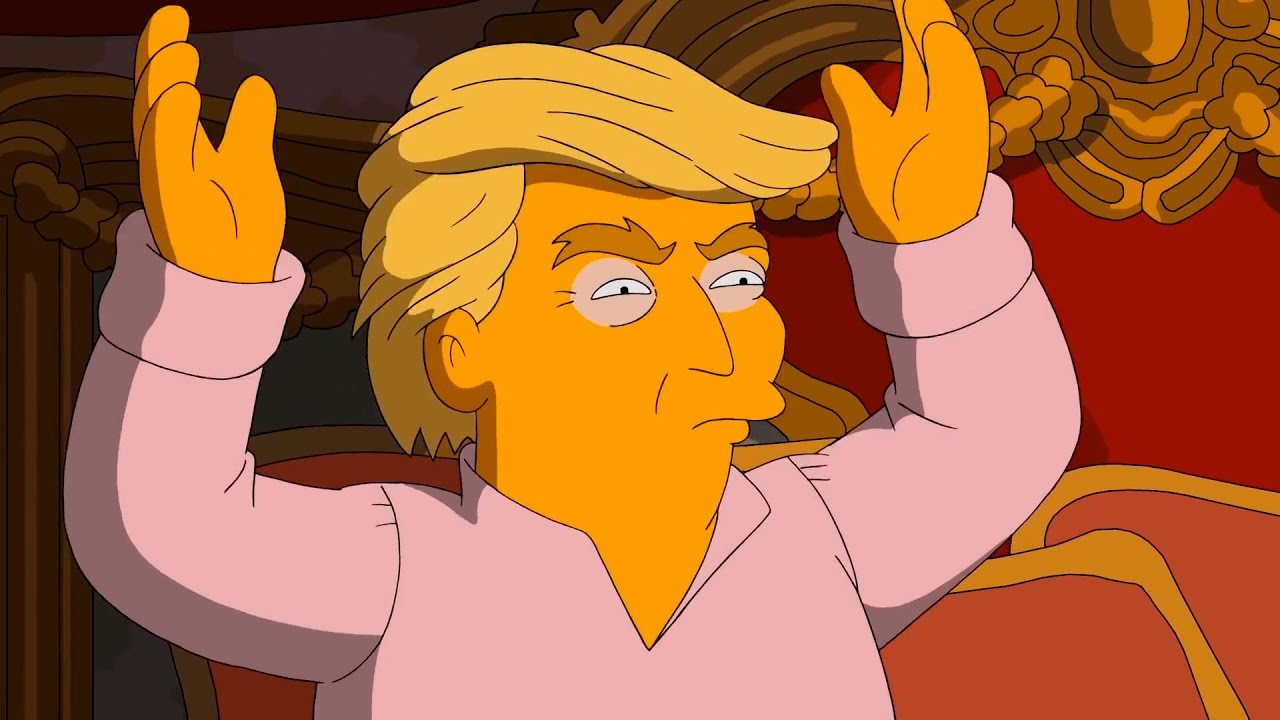 The Simpsons - Donald Trump transformation
