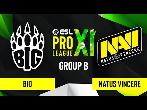 CS:GO - Natus Vincere vs. BIG [Dust2] Map 2 - ESL Pro League Season 11 - Group B