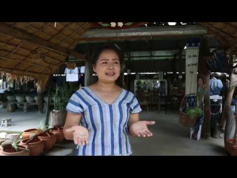 การส่งเสริมวิสาหกิจชุมชนในกลุ่มผู้สูงอายุ ตอนที่ 1 ฟ้าคราม ที่สกลนคร โดยกรมกิจการผู้สูงอายุ