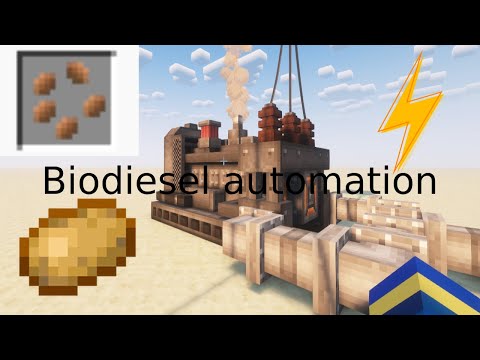 Immersive Engineering Biodiesel Automation Tutorial