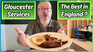 The BEST MOTORWAY SERVICES in ENGLAND I Had Breakfast at GLOUCESTER SERVICES!