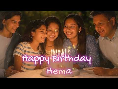 🎉 Birthday Song for Hema | Hema Ka Janamdin | Happy Birthday Hema 🎂🎶 #Hemabirthdaysong