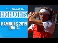 Zverev, Fognini Safely Through; Carreno Busta Defeats Struff | Hamburg 2019 Highlights Day 4