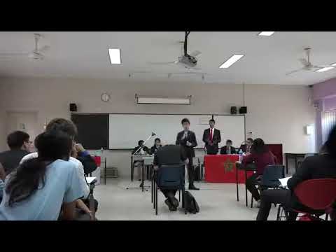 Singapore vs Morocco - WSDC 2015 in Singapore