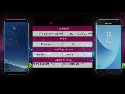 Samsung Galaxy S8 Plus vs Samsung Galaxy J5 2017 - Phone comparison