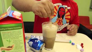 Caffeinated Chocolate Milk Straws from ThinkGeek