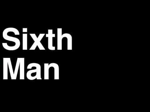 How to Pronounce Sixth Man of the Year Trophy NBA Basketball Award Ceremony Best Bench Substitute