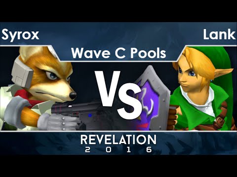 Rev2016  - Syrox (Fox) vs Lank (Link) Wave C Pools - Melee