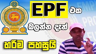 How to Check EPF Blance Online Sinhala 2020 EPF එක බලන්න දැන් හරිම ලෙසී