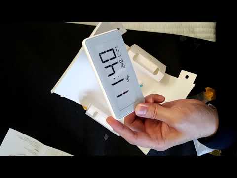 샤오미온습도계 언박싱  xiaomi mijia LYWSD02MMC REVIEW