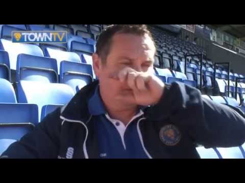 Micky Mellon pre Mansfield Town away 14/15 - Town TV