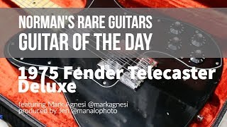 Video thumbnail for Guitar of the Day: 1975 Fender Telecaster Deluxe | Norman's Rare Guitars by Normans Rare Guitars