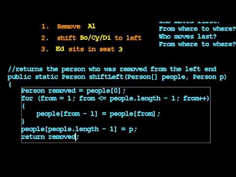 Shifting Array Elements 3