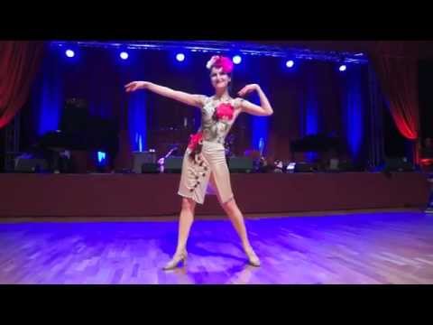 Body art & Charleston 20s by Ksenia Parkhatskaya  - "Honeysuckle Rose" at Snowball 2013
