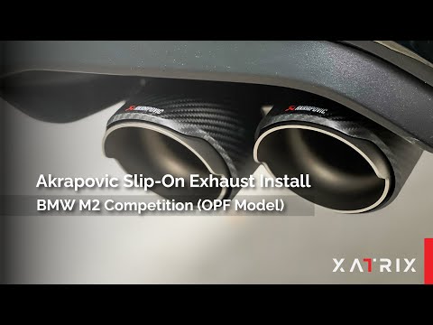 BMW M2 Competition Akrapovic Slip-On Exhaust Install and REVS!