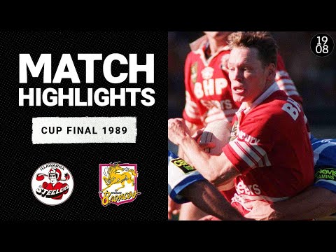 Illawarra Steelers v Brisbane Broncos | 1989 Panasonic Cup Final | Classic Match Highlights | NRL