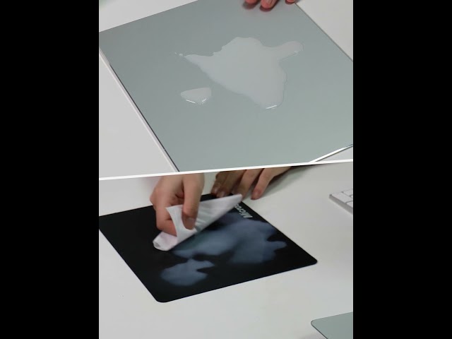 Vídeo relacionado con VAYDEER Alfombrilla Raton de Metal Alfombrilla de Aluminio Diseño de Doble Cara, Mouse Pad Dura Alfombrilla Impermeable para Juegos y Oficina (Pequeño, Plateado, 23x18 cm)
