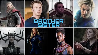 Marvel Brother-Sister😍|Probably you don't know🔥Raksha Bandhan Special#shorts #marvel #Futuremodi