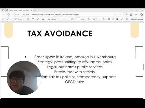 Ehical issues caused by Globalization - Zhehui Zhang & Chenyu Wang