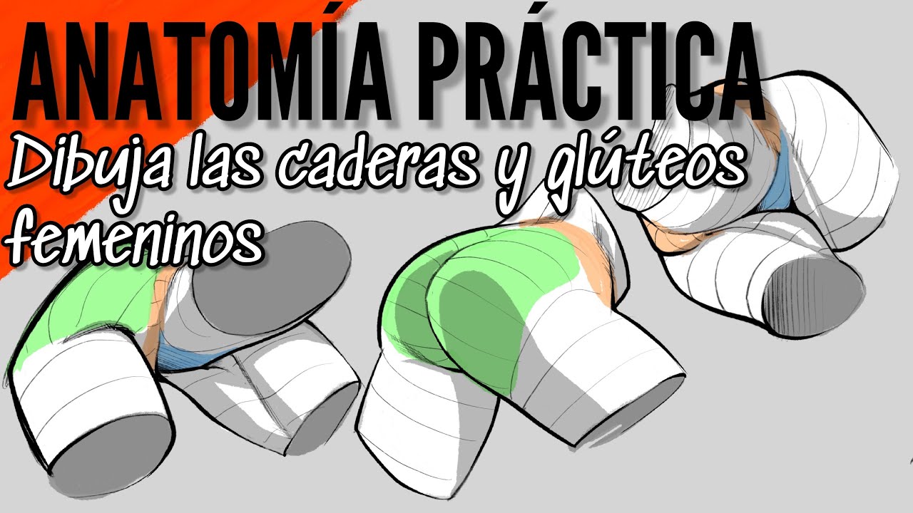 cómo dibujar las caderas y glúteos femeninos / anatomia humana /tutorial de dibujo / curso de dibujo