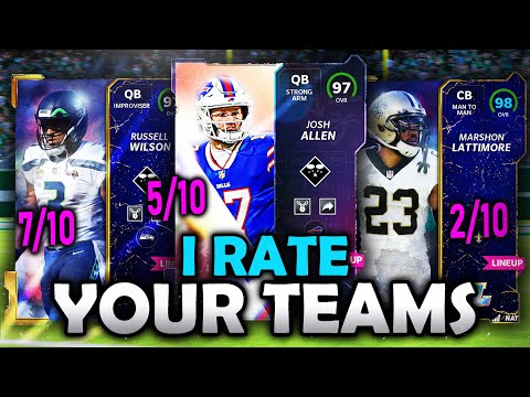 I RATE YOUR TEAMS EP. 24 - Madden 22 Ultimate Team