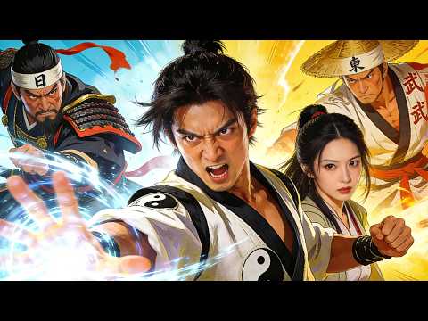 Dejemos que estos invasores sean testigos del poder del Kung Fu chino.#240905gsB2