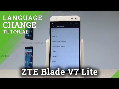 How to Change Language in ZTE Blade V7 Lite |HardReset.info
