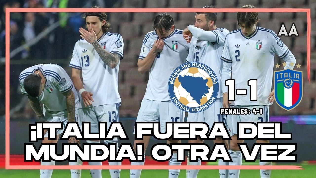 Italia ELIMINADA del Mundial… di nuovo ¿El fin de una grandeza histórica? | Andrés Agulla