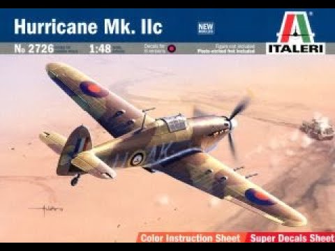 Italeri : Hawker Hurricane Mk.IIc : 1/48 Scale Model : In Box Review