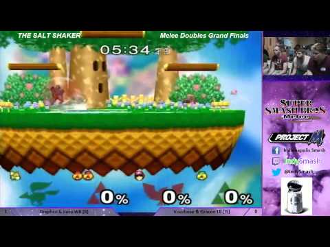 The Salt Shaker - Melee Doubles Grand Finals - Jiano/Drephen (Red) vs voorhese/Gracen (Green)