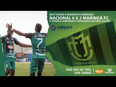 Bastidores e Momentos Embraed - Nacional 0 x 2 Maringá FC - 3ª Rodada Paranaense 2ª Divisão