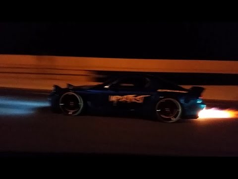 500WHP G37 Coupe Vs Big Turbo RX7 Rocket Bunny (Amazing Race)
