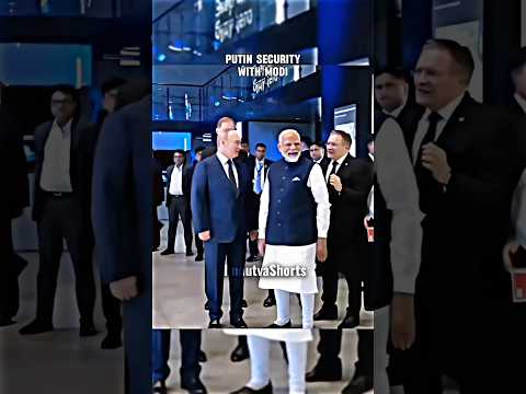Putin Security With Modi #respect #putin #modi #sigma #shorts