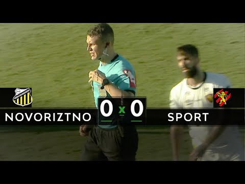 Gols e lances de Novorizontino x Sport