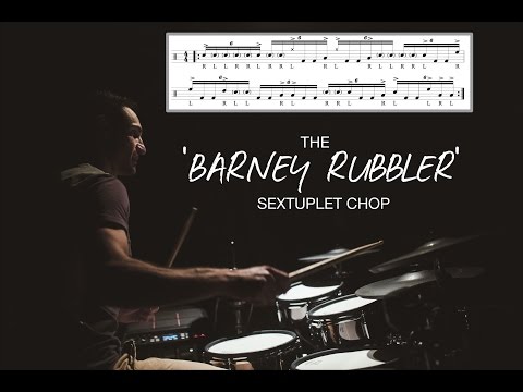 The 'Barney Rubbler' Sextuplet Chop - Advanced Gospel Chop Drum Lesson by Nick Bukey