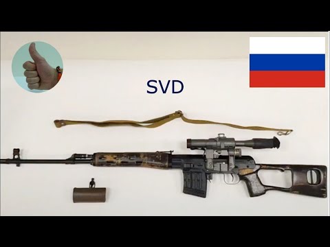 SVD (Snayperskaya Vintovka Dragunova/Снайперская винтовка Драгунова), 7,62x54 mmR