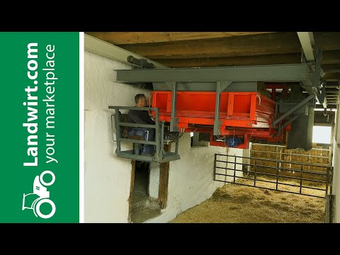 Einstreuer für Bio-Kühe
