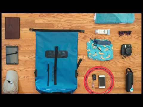 What Fits in an earth pak Summit Dry Bag Backpack? (Stop Motion)