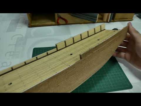 CASCO- 020- Como hacer los barraganetes. ESSEX - Modelismo Naval